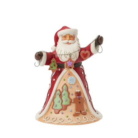 Jim Shore Gingerbread Santa Cookie Garland