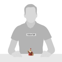 Figurine Père Noël Avec Une Cloche