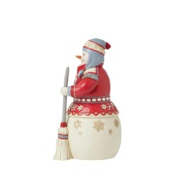 Jim Shore Nordic Noel Snowman Figurine