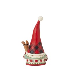 Jim Shore 'Tis The Ski-Son Gnome with Skis