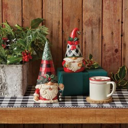 Jim Shore Highland Glen Gnome with Sleigh Bells Figurine