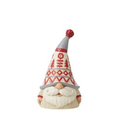 Jim Shore Nordic Noel Gnome in White Sweater