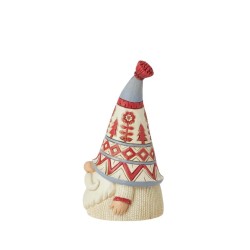 Jim Shore Nordic Noel Gnome in White Sweater