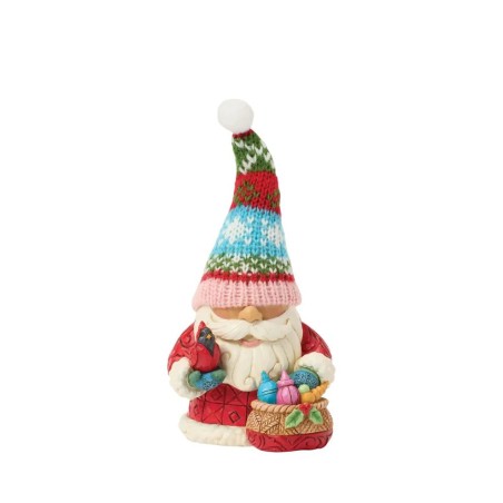 Jim Shore Gnome with Knitted Hat