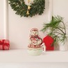 Jim Shore Nordic Noel Snowman with Noel Sign Figurine