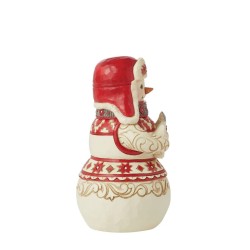 Jim Shore Nordic Noel Snowman with Noel Sign Figurine