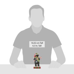 Jim Shore Beary Merry Christmas Lodge Black Bear with Candy Cane