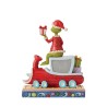 Jim Shore Grinch on Train Figurine