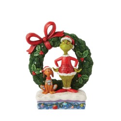 Jim Shore Grinch Max Light-Up Wreath