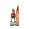 Jim Shore The Grinch Pushing Tree Up Fireplace Figurine