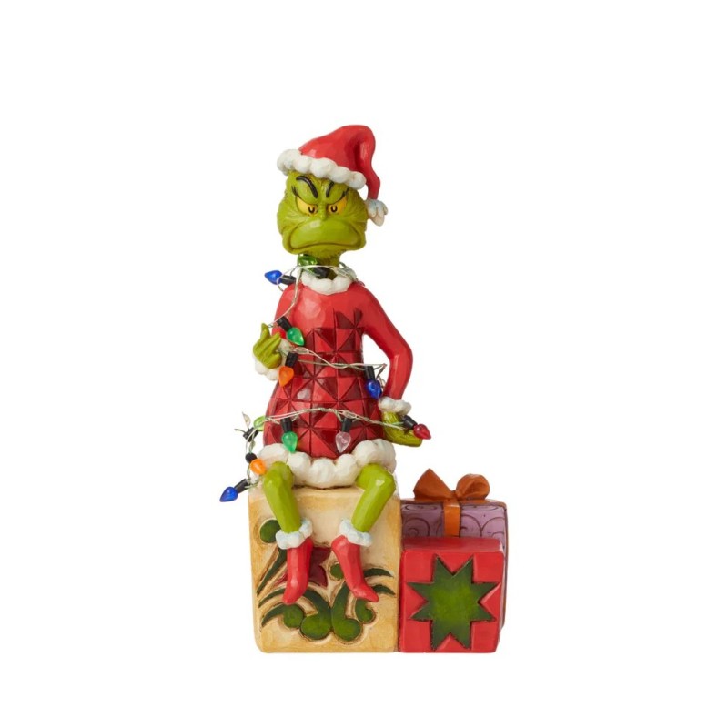 Jim Shore The Grinch with Lights Figurine