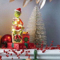 Jim Shore The Grinch with Lights Figurine