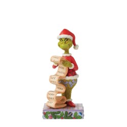 Jim Shore Grinch Holding Nighty Nice List Figurine