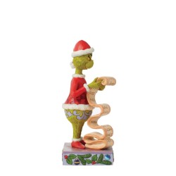 Jim Shore Grinch Holding Nighty Nice List Figurine
