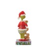 Jim Shore Grinch Holding Nighty Nice List Figurine