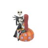 Jim Shore Jack and Sally on a Pumpkin Figurine