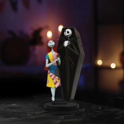 Disney Showcase Jack and Sally Coffin Figurine