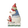 Jim Shore Snowman with Carolling Animals Figurine