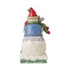 Jim Shore Snowman with Carolling Animals Figurine
