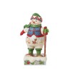 Jim Shore Snowman wearing Snowshoes Figurine