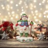 Jim Shore Snowman wearing Snowshoes Figurine
