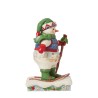 Jim Shore Snowman wearing Snowshoes Figurine