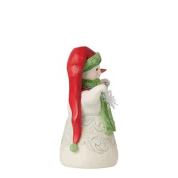 Jim Shore Snowman with Snowflake Garland Figurine