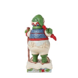 Jim Shore Snowman wearing Snowshoes Figurine