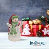 Jim Shore Snowman with Snowflake Garland Figurine