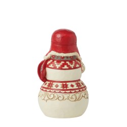 Jim Shore Nordic Noel Snowman with Noel Sign Figurine