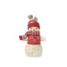 Jim Shore Nordic Noel Snowman in Cozy Hat Scarf Figurine