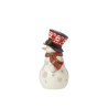 Jim Shore Pint Sized Snowman with Large Hat Figurine