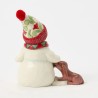 Jim Shore Up to Snow Good Snowman with Dog Scarf Pint Figurine