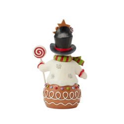 Jim Shore Gingerbread Snowman with Sweetie Hat