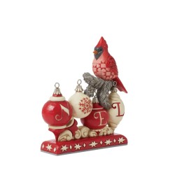 Jim Shore Nordic Noel Cardinal Noel Sign