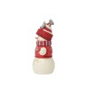 Jim Shore Nordic Noel Snowman in Cozy Hat Scarf Figurine