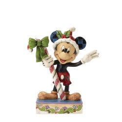 Jim Shore Mickey Mouse Candy Cane Figure