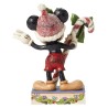Jim Shore Mickey Mouse Candy Cane Figure