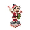Jim Shore Mickey Mouse with Candy Canes Figurine