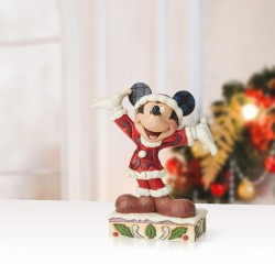 Jim Shore Tis a Splendid Season Mickey Mouse Figurine