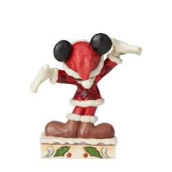 Jim Shore Tis a Splendid Season Mickey Mouse Figurine