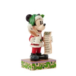 Jim Shore Twenty Years of Magic Santa Mickey with List