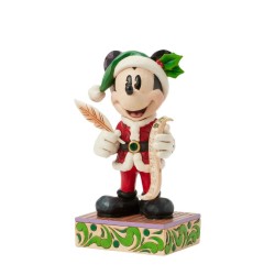 Jim Shore Twenty Years of Magic Santa Mickey with List