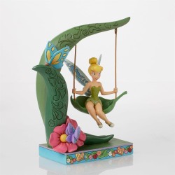 Figurine Clochette Sur Une Balançoire Printanière