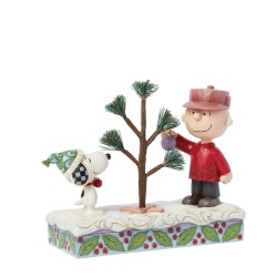 Jim Shore Peanuts Snoopy Charlie Brown Tree