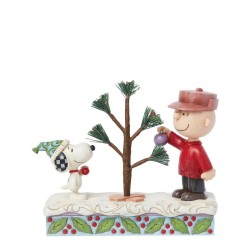 Jim Shore Peanuts Snoopy Charlie Brown Tree