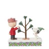 Jim Shore Peanuts Snoopy Charlie Brown Tree