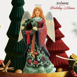 Jim Shore Holiday Manor Christmas Angel Figurine