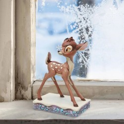 Jim Shore Bambi Christmas Personality Pose Figurine