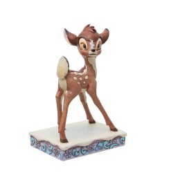 Jim Shore Bambi Christmas Personality Pose Figurine